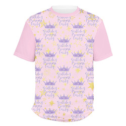 Birthday Princess Men's Crew T-Shirt - 3X Large (Personalized)