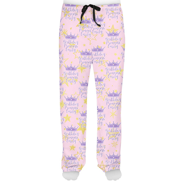 Birthday Princess Men's Pjs Front - on model