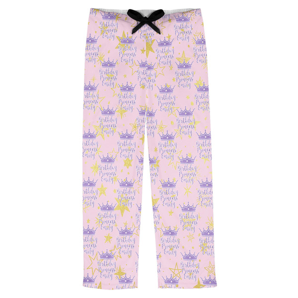 Custom Birthday Princess Mens Pajama Pants - L (Personalized)