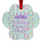 Birthday Princess Metal Paw Ornament - Double Sided w/ Name or Text