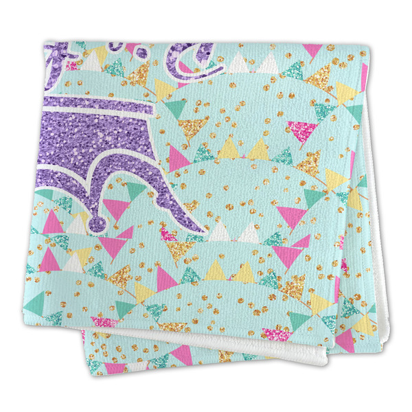 Birthday Princess Microfiber Dish Rag - FOLDED (square)