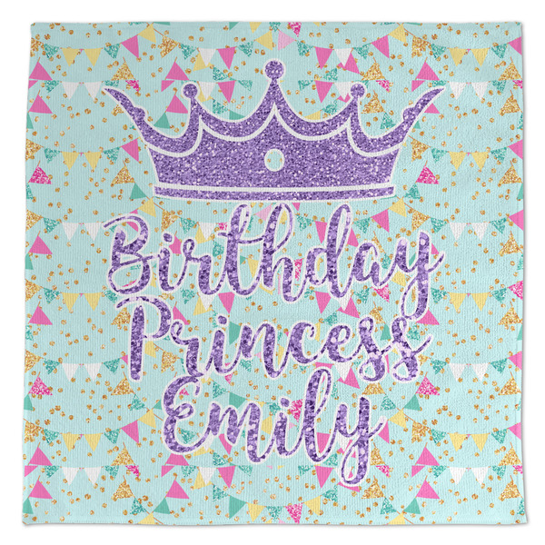 Custom Birthday Princess Microfiber Dish Towel (Personalized)