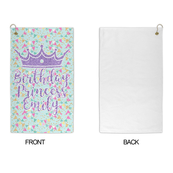 Birthday Princess Microfiber Golf Towels - APPROVAL