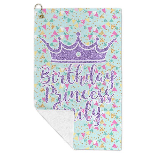 Birthday Princess Microfiber Golf Towels - FOLD