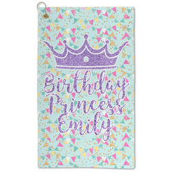 Birthday Princess Microfiber Golf Towel (Personalized)