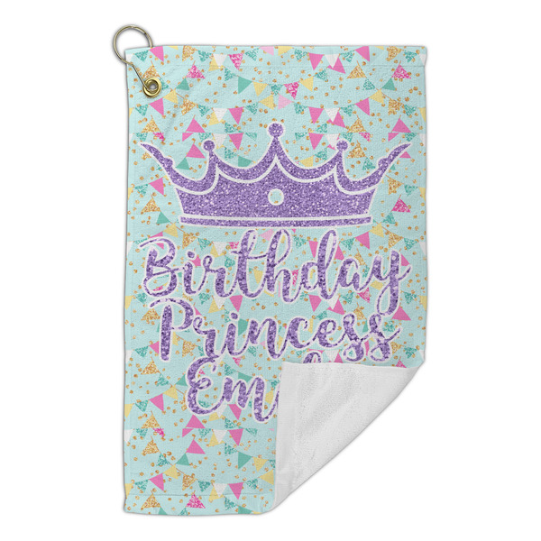Birthday Princess Microfiber Golf Towels Small - FRONT FOLDED