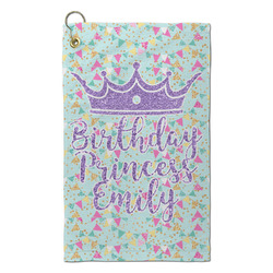 Birthday Princess Microfiber Golf Towel - Small (Personalized)