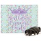 Birthday Princess Microfleece Dog Blanket - Large