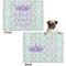 Birthday Princess Microfleece Dog Blanket - Regular - Front & Back