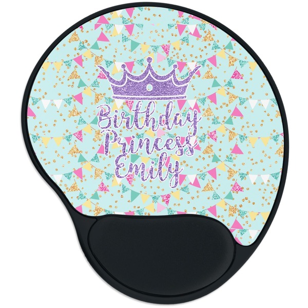 Custom Birthday Princess Mouse Pad with Wrist Support