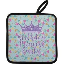 Birthday Princess Pot Holder w/ Name or Text