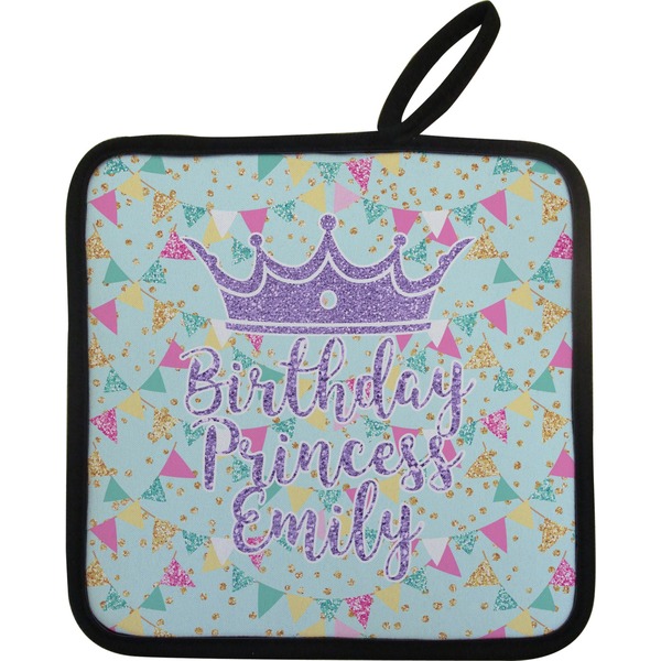 Custom Birthday Princess Pot Holder w/ Name or Text