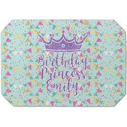 Birthday Princess Dining Table Mat - Octagon (Single-Sided) w/ Name or Text