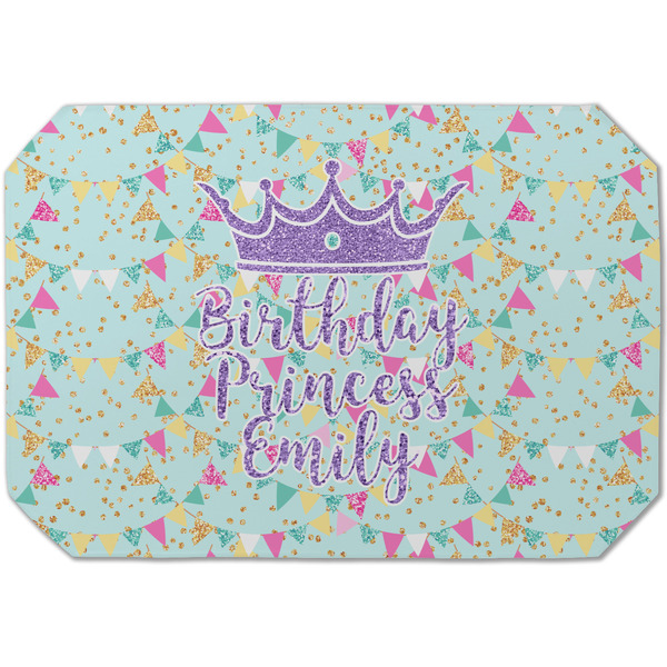 Custom Birthday Princess Dining Table Mat - Octagon (Single-Sided) w/ Name or Text