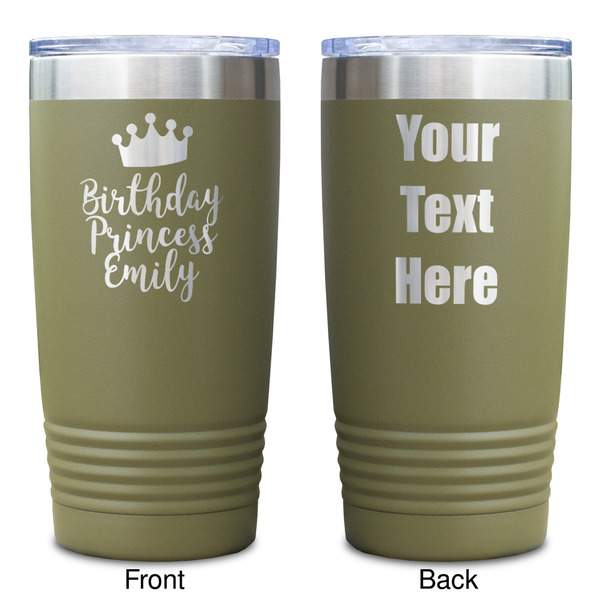 Birthday Princess Olive Polar Camel Tumbler - 20oz - Double Sided - Approval