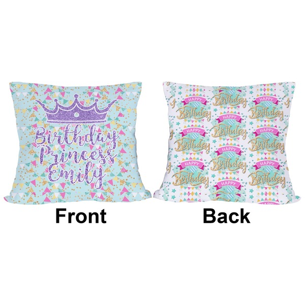 Birthday Princess Outdoor Pillow - 20x20