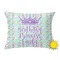 Birthday Princess Outdoor Throw Pillow (Rectangular - 12x16)