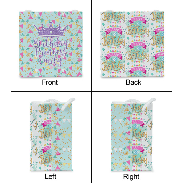 Birthday Princess Party Favor Gift Bag - Matte - Approval