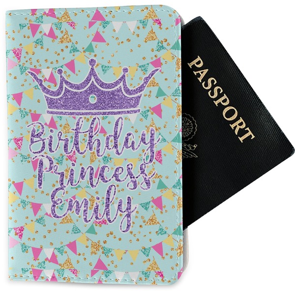 Custom Birthday Princess Passport Holder - Fabric (Personalized)