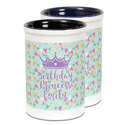 Birthday Princess Ceramic Pencil Holder - Large