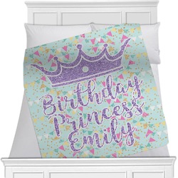 Birthday Princess Minky Blanket (Personalized)