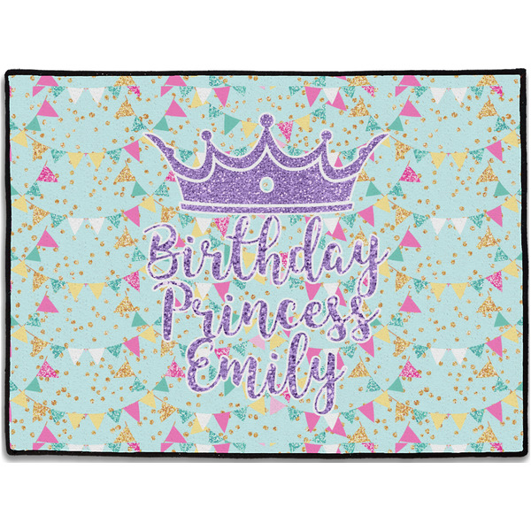 Custom Birthday Princess Door Mat - 24"x18" (Personalized)