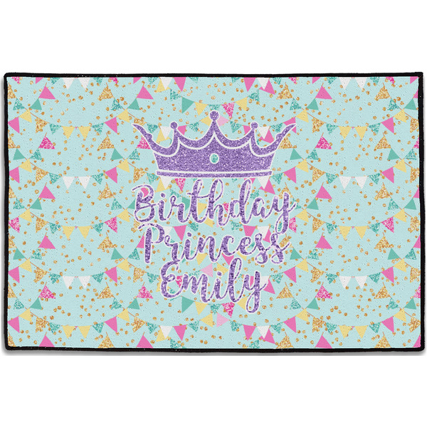 Birthday Princess Personalized Door Mat - 36x24 (APPROVAL)