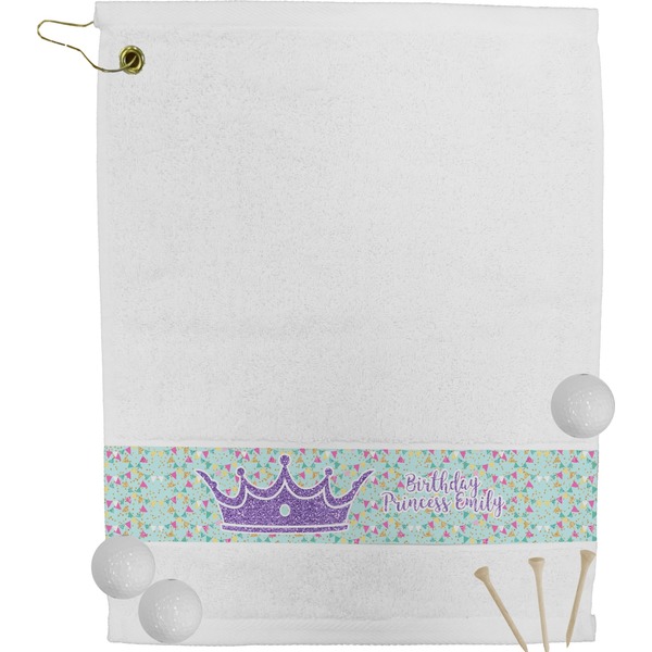 Custom Birthday Princess Golf Bag Towel (Personalized)