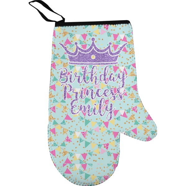 Custom Birthday Princess Oven Mitt (Personalized)