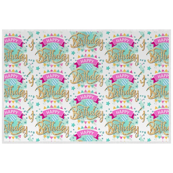 Birthday Princess Personalized Placemat (Back)