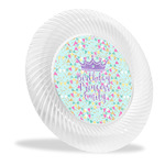 Birthday Princess Plastic Party Dinner Plates - 10" (Personalized)