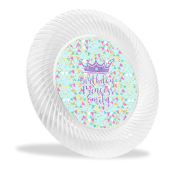 Birthday Princess Plastic Party Dinner Plates - 10" (Personalized)