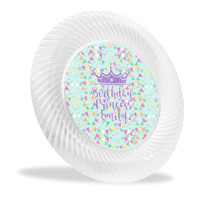 Birthday Princess Plastic Party Dinner Plates - 10" (Personalized)