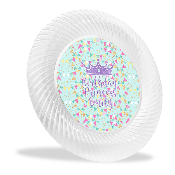 Custom Birthday Princess Plastic Party Dinner Plates - 10" (Personalized)