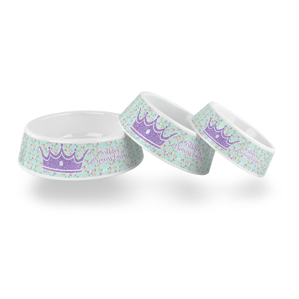 Birthday Princess Plastic Pet Bowls - PARENT MAIN