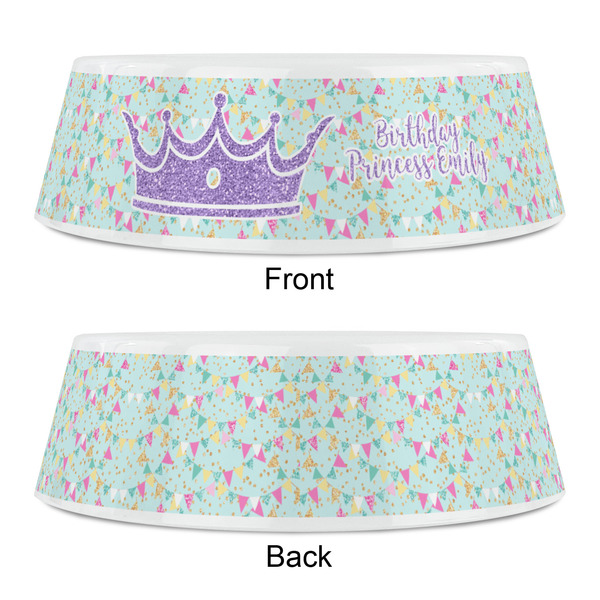 Birthday Princess Plastic Pet Bowls - Small - APPROVAL