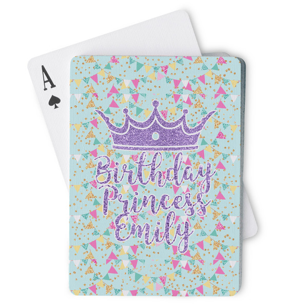 Custom Birthday Princess Playing Cards (Personalized)