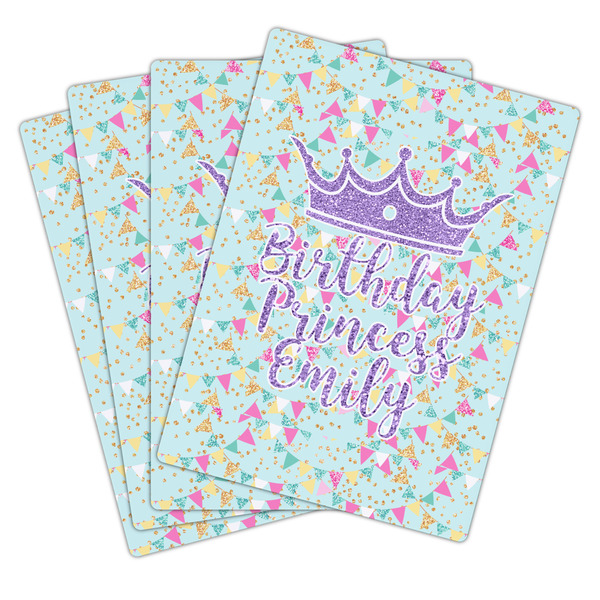 Birthday Princess Playing Cards - Hand Back View