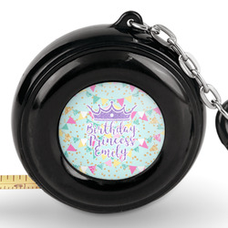 Birthday Princess Pocket Tape Measure - 6 Ft w/ Carabiner Clip (Personalized)