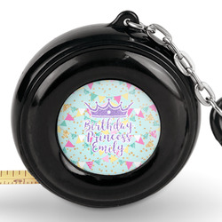 Birthday Princess Pocket Tape Measure - 6 Ft w/ Carabiner Clip (Personalized)
