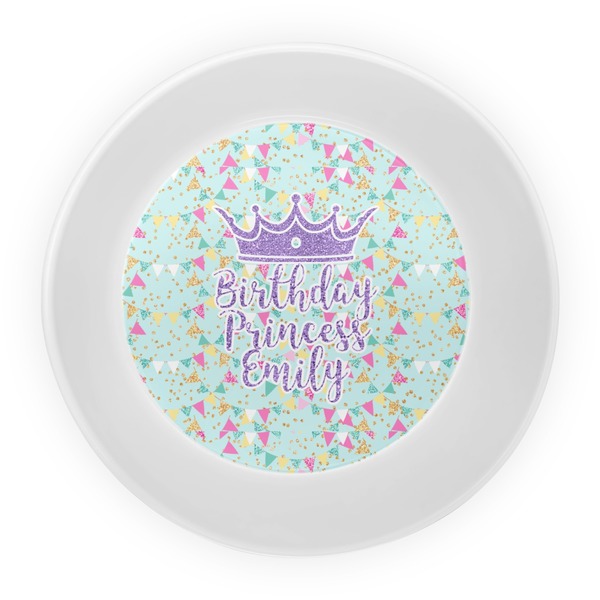Birthday Princess Melamine Bowl - Center