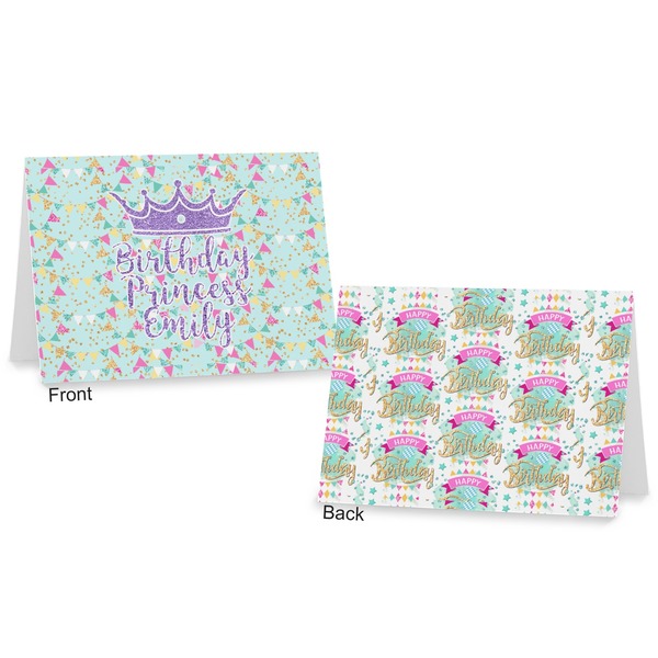 Birthday Princess Postcard - Front and Back