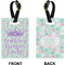 Birthday Princess Rectangle Luggage Tag (Front + Back)