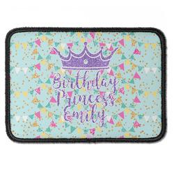 Birthday Princess Iron On Rectangle Patch w/ Name or Text