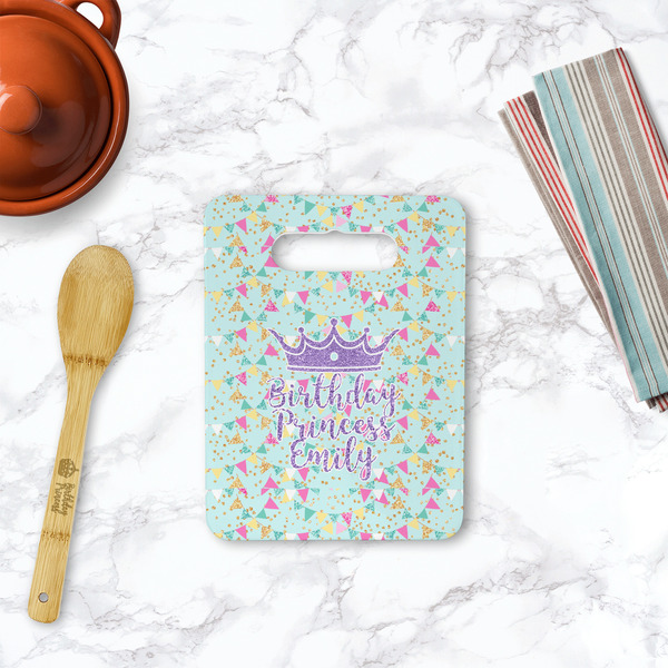 Birthday Princess Rectangle Trivet with Handle - LIFESTYLE
