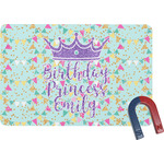 Birthday Princess Rectangular Fridge Magnet (Personalized)