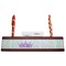 Birthday Princess Red Mahogany Nameplates with Business Card Holder - Straight