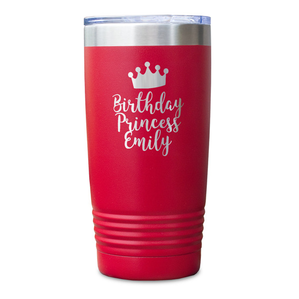 Birthday Princess Red Polar Camel Tumbler - 20oz - Single Sided - Approval
