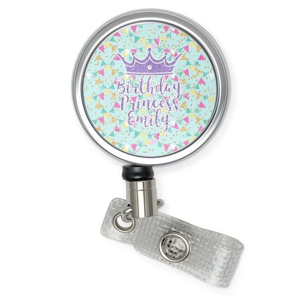 Custom Birthday Princess Retractable Badge Reel (Personalized)