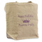 Birthday Princess Reusable Cotton Grocery Bag - Front View